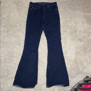 Articles Of Society Women's Navy Flare Jeans